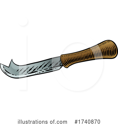 Royalty-Free (RF) Knife Clipart Illustration by AtStockIllustration - Stock Sample #1740870