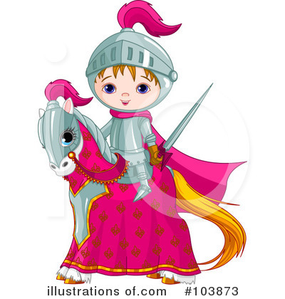 Royalty-Free (RF) Knight Clipart Illustration by Pushkin - Stock Sample #103873