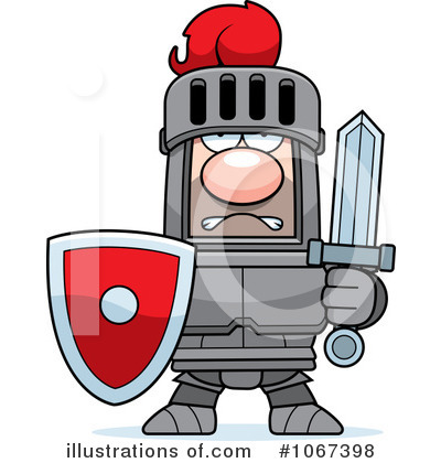 Royalty-Free (RF) Knight Clipart Illustration by Cory Thoman - Stock Sample #1067398