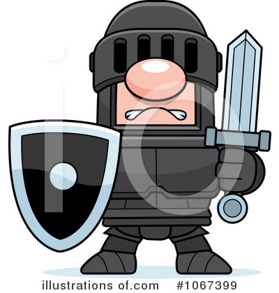 Royalty-Free (RF) Knight Clipart Illustration by Cory Thoman - Stock Sample #1067399