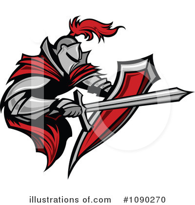 Royalty-Free (RF) Knight Clipart Illustration by Chromaco - Stock Sample #1090270