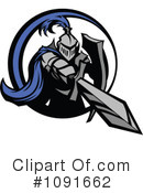 Knight Clipart #1091662 by Chromaco