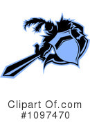 Knight Clipart #1097470 by Chromaco