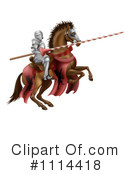 Knight Clipart #1114418 by AtStockIllustration