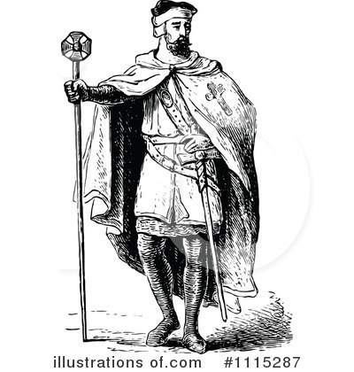 Royalty-Free (RF) Knight Clipart Illustration by Prawny Vintage - Stock Sample #1115287