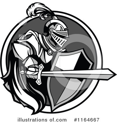 Royalty-Free (RF) Knight Clipart Illustration by Chromaco - Stock Sample #1164667