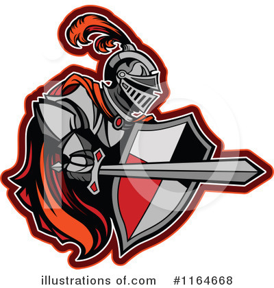 Royalty-Free (RF) Knight Clipart Illustration by Chromaco - Stock Sample #1164668