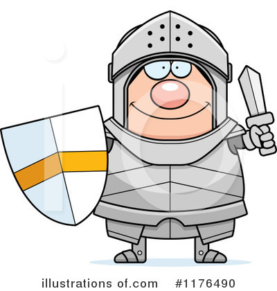 Royalty-Free (RF) Knight Clipart Illustration by Cory Thoman - Stock Sample #1176490