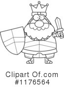 Knight Clipart #1176564 by Cory Thoman