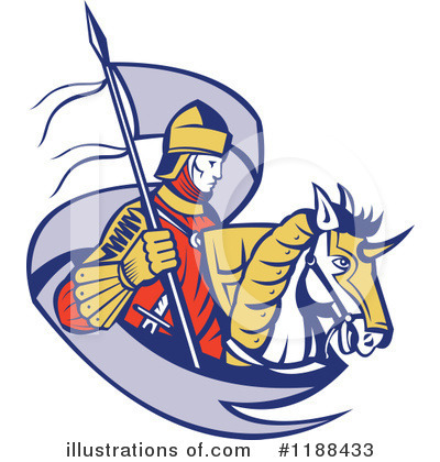 Royalty-Free (RF) Knight Clipart Illustration by patrimonio - Stock Sample #1188433