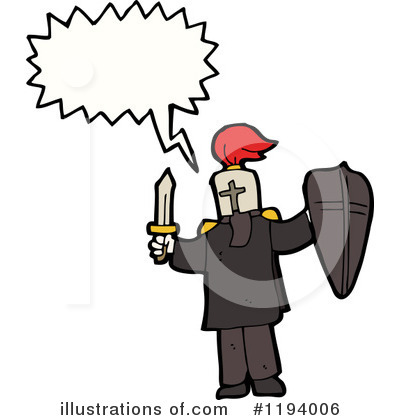 Royalty-Free (RF) Knight Clipart Illustration by lineartestpilot - Stock Sample #1194006