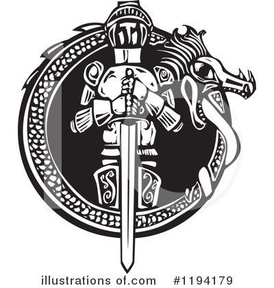 Royalty-Free (RF) Knight Clipart Illustration by xunantunich - Stock Sample #1194179
