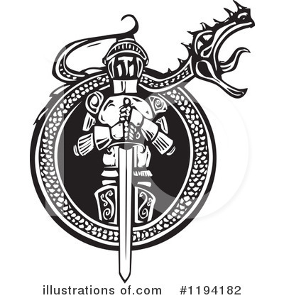 Royalty-Free (RF) Knight Clipart Illustration by xunantunich - Stock Sample #1194182