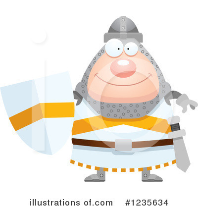 Royalty-Free (RF) Knight Clipart Illustration by Cory Thoman - Stock Sample #1235634