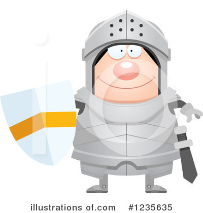 Royalty-Free (RF) Knight Clipart Illustration by Cory Thoman - Stock Sample #1235635