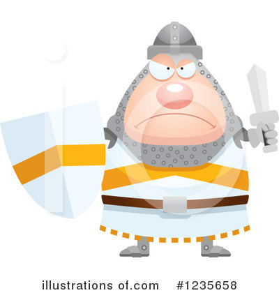 Royalty-Free (RF) Knight Clipart Illustration by Cory Thoman - Stock Sample #1235658