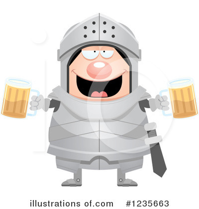 Royalty-Free (RF) Knight Clipart Illustration by Cory Thoman - Stock Sample #1235663