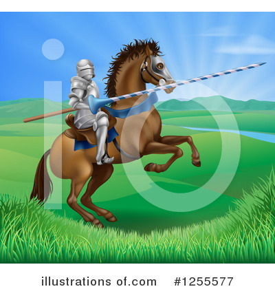 Royalty-Free (RF) Knight Clipart Illustration by AtStockIllustration - Stock Sample #1255577