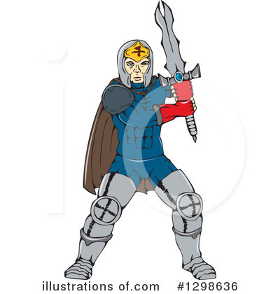 Royalty-Free (RF) Knight Clipart Illustration by patrimonio - Stock Sample #1298636
