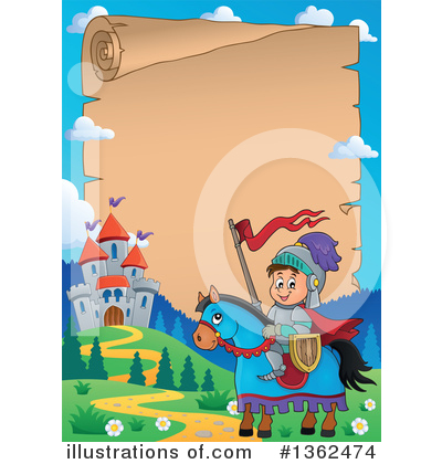 Royalty-Free (RF) Knight Clipart Illustration by visekart - Stock Sample #1362474