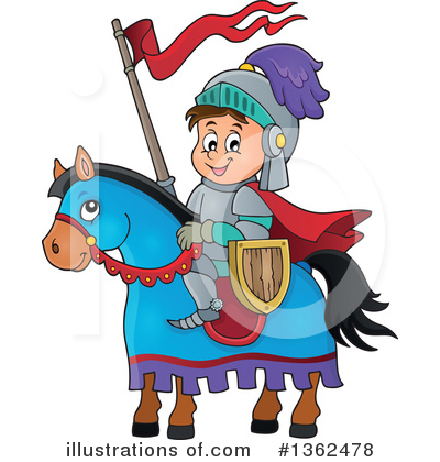 Royalty-Free (RF) Knight Clipart Illustration by visekart - Stock Sample #1362478