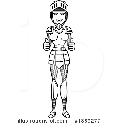 Female Knight Clipart #1389277 by Cory Thoman