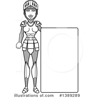 Female Knight Clipart #1389289 by Cory Thoman