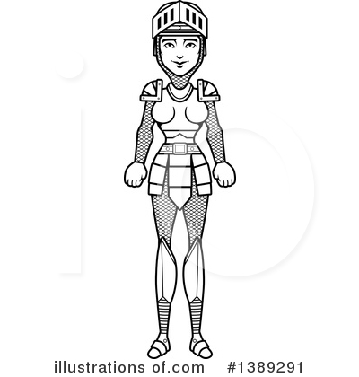Female Knight Clipart #1389291 by Cory Thoman