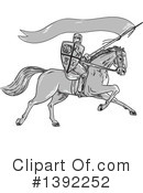 Knight Clipart #1392252 by patrimonio