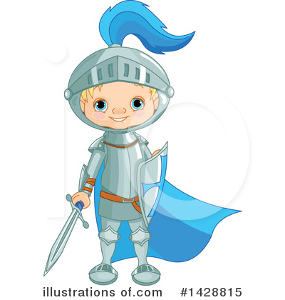 Royalty-Free (RF) Knight Clipart Illustration by Pushkin - Stock Sample #1428815