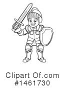 Knight Clipart #1461730 by AtStockIllustration