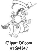 Knight Clipart #1694847 by AtStockIllustration