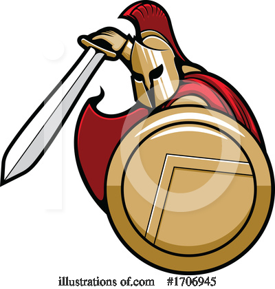 Spartan Clipart #1706945 by Vector Tradition SM