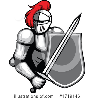 Royalty-Free (RF) Knight Clipart Illustration by Vector Tradition SM - Stock Sample #1719146