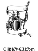 Knight Clipart #1749017 by AtStockIllustration