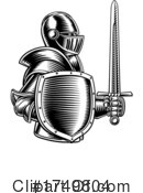 Knight Clipart #1749804 by AtStockIllustration