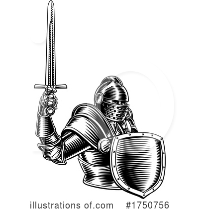 Royalty-Free (RF) Knight Clipart Illustration by AtStockIllustration - Stock Sample #1750756