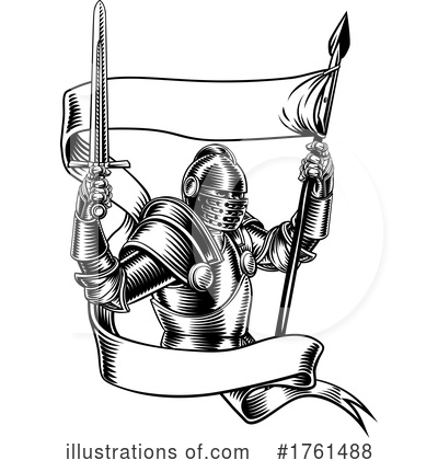 Royalty-Free (RF) Knight Clipart Illustration by AtStockIllustration - Stock Sample #1761488