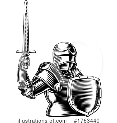 Royalty-Free (RF) Knight Clipart Illustration by AtStockIllustration - Stock Sample #1763440