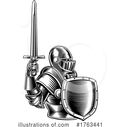 Royalty-Free (RF) Knight Clipart Illustration by AtStockIllustration - Stock Sample #1763441