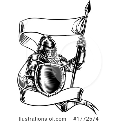 Royalty-Free (RF) Knight Clipart Illustration by AtStockIllustration - Stock Sample #1772574