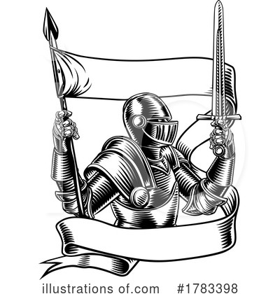 Royalty-Free (RF) Knight Clipart Illustration by AtStockIllustration - Stock Sample #1783398