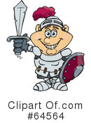 Knight Clipart #64564 by Dennis Holmes Designs