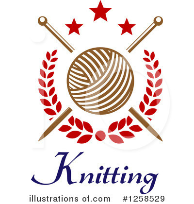 Royalty-Free (RF) Knitting Clipart Illustration by Vector Tradition SM - Stock Sample #1258529