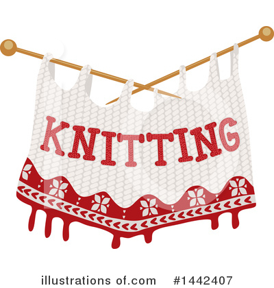 Royalty-Free (RF) Knitting Clipart Illustration by BNP Design Studio - Stock Sample #1442407