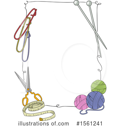 Royalty-Free (RF) Knitting Clipart Illustration by BNP Design Studio - Stock Sample #1561241