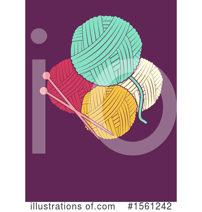 Knitting Clipart #1561242 by BNP Design Studio