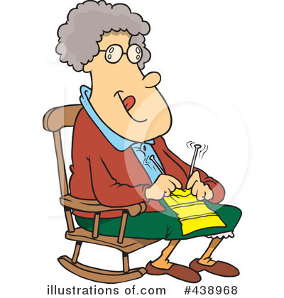 Royalty-Free (RF) Knitting Clipart Illustration by toonaday - Stock Sample #438968