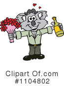 Koala Clipart #1104802 by Dennis Holmes Designs