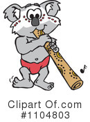 Koala Clipart #1104803 by Dennis Holmes Designs